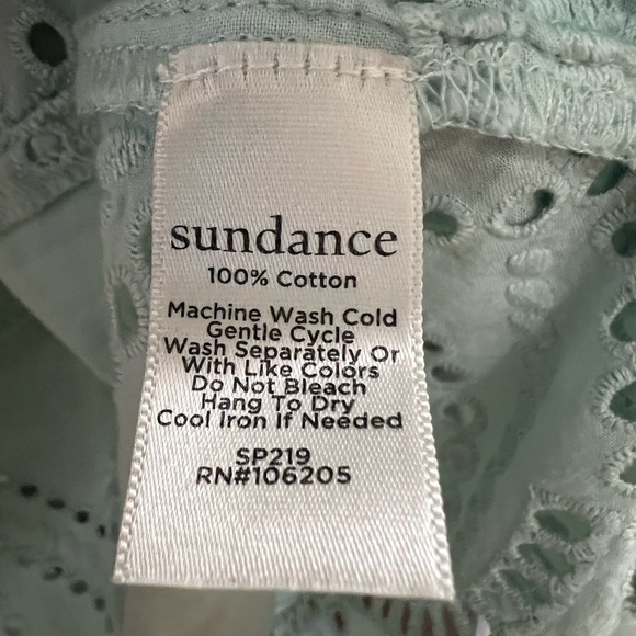 Sundance Voluminous Beauty Eyelet Long Sleeve - size XS - Picture 5 of 7